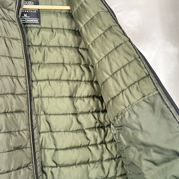 Aeropostale Men's Olive Puffer Jacket size Medium - Picture 8 of 14